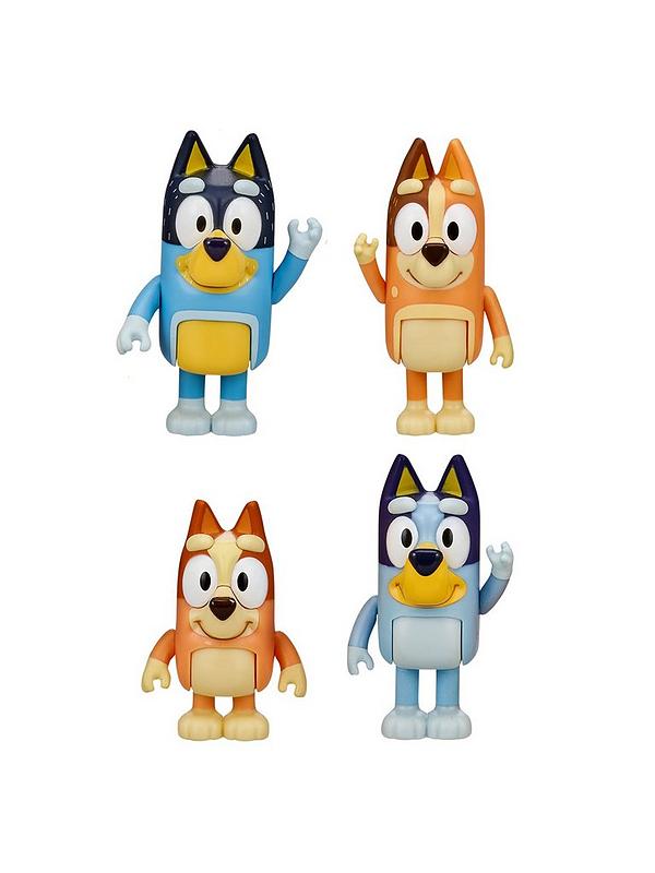 Image 4 of 7 of Bluey Family 4 Pack Figurines