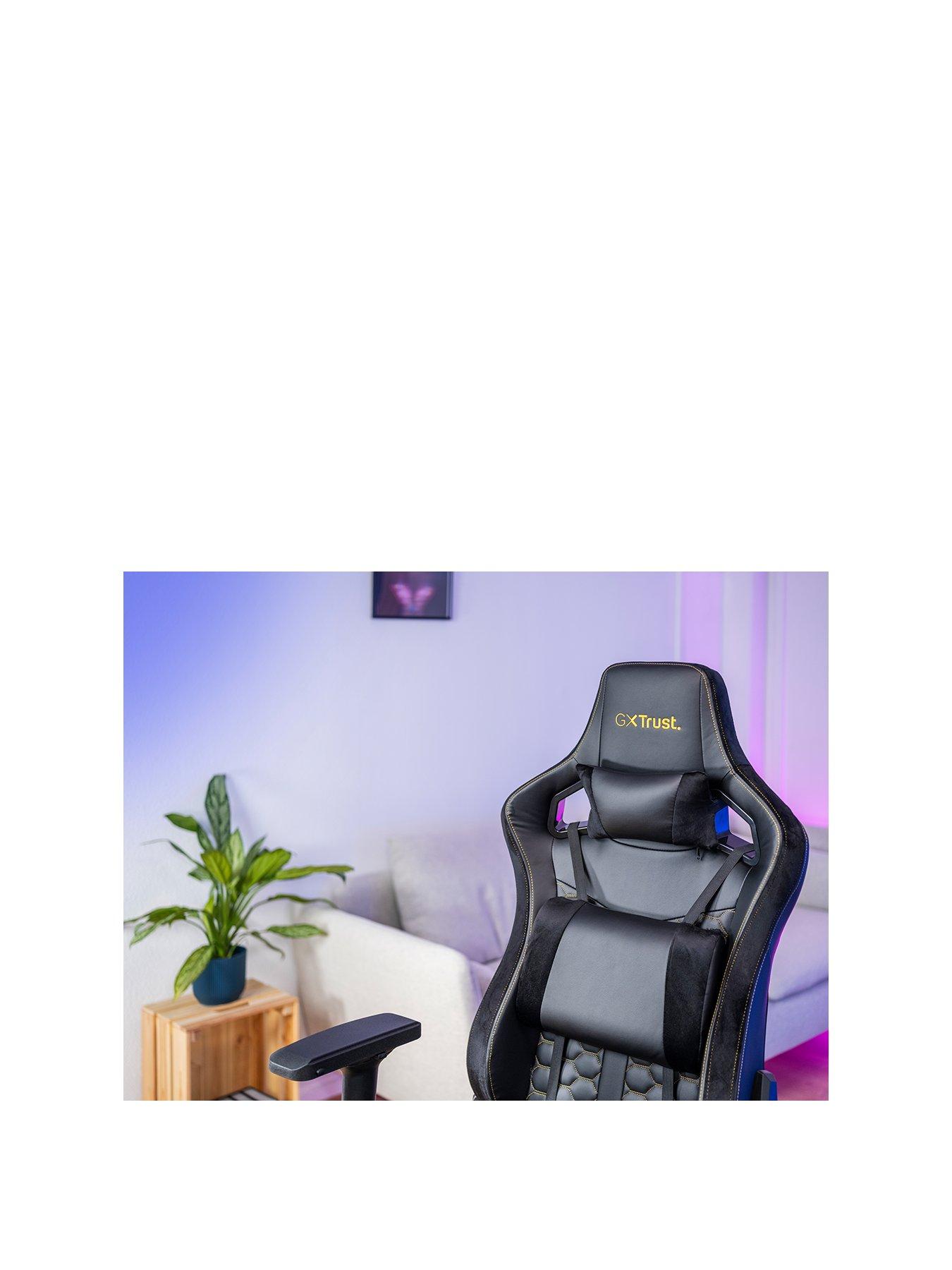 Product photograph of Trust Gxt712 Resto Pro Premium Gaming Chair - Full Adjustable Amp Ergonomic Design from very.co.uk