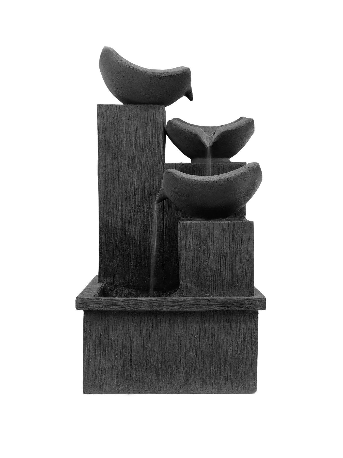 Image 3 of 7 of Streetwize Solar Powered Water Feature - Cascading Slate