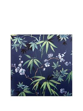 Product photograph of Arthouse Jasmine Garden Navy Sw12 Wallpaper from very.co.uk
