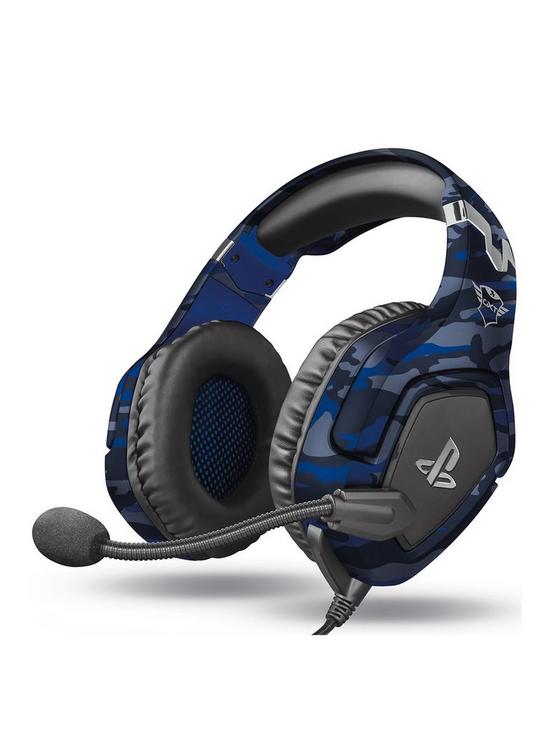 stillFront image of trust-gxt488-forze-officially-licensednbspps4ps5-gaming-headset-blue
