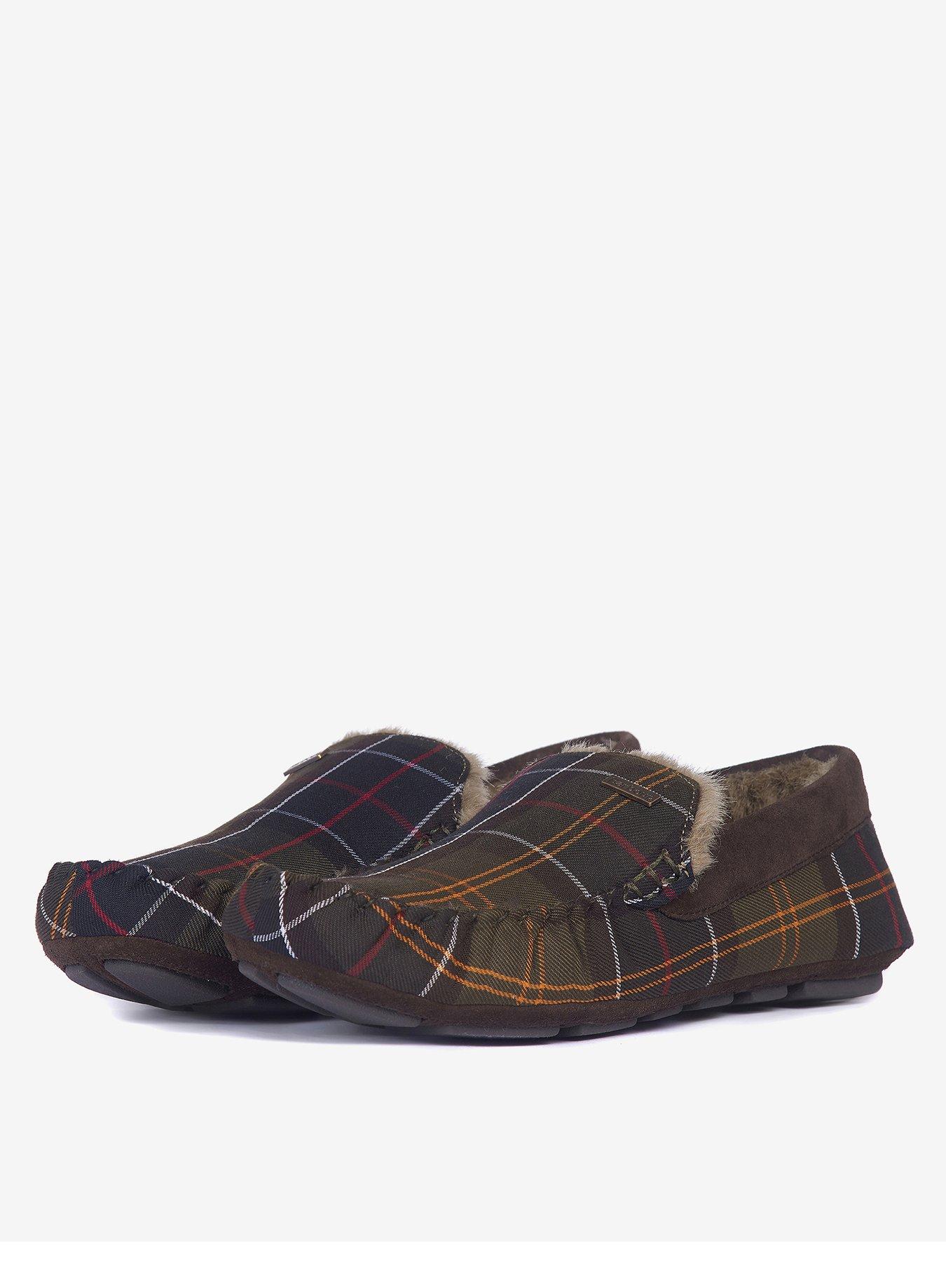 Barbour Monty Slippers - Multi, Multi, Size 8, Men