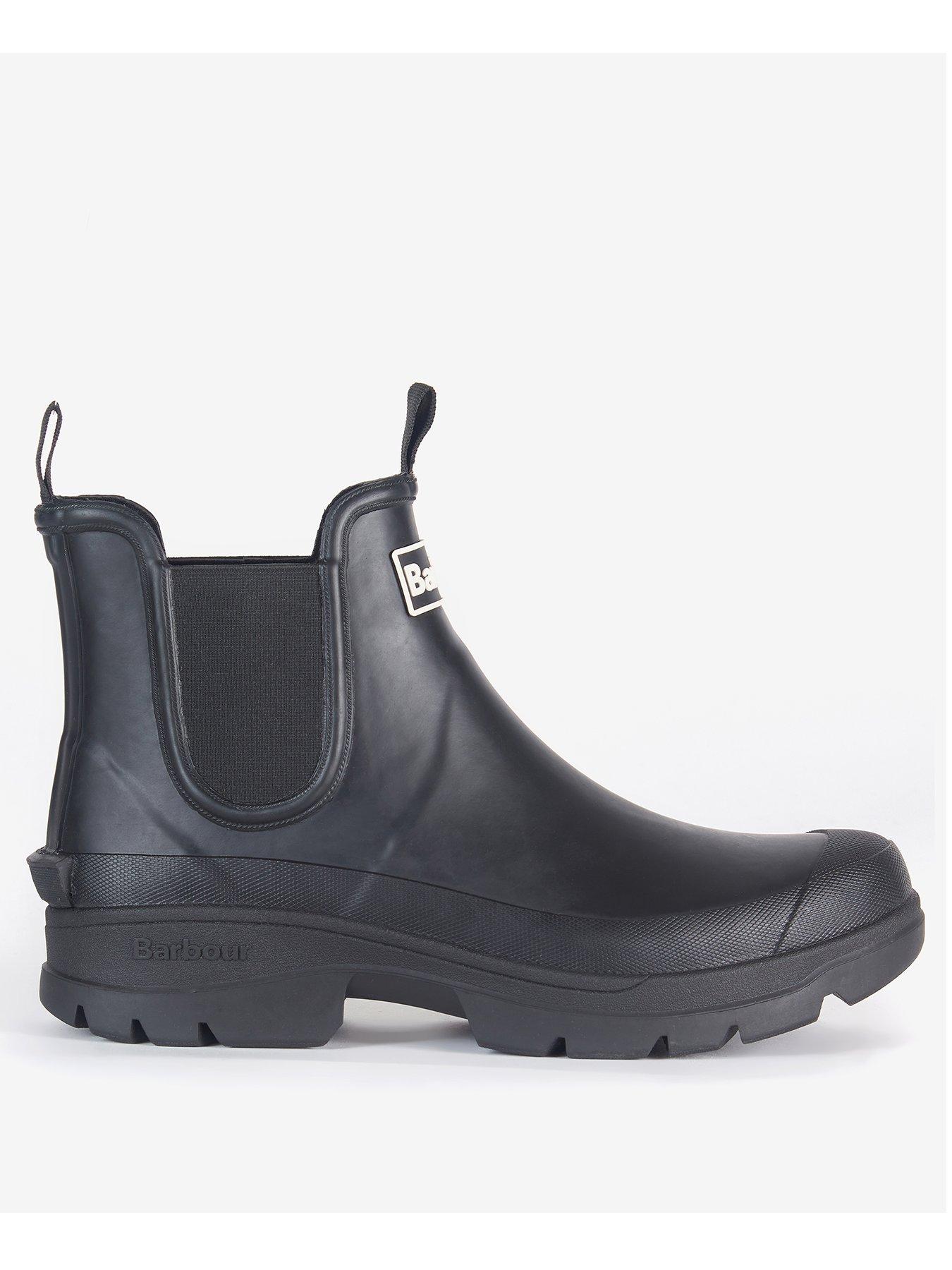 Barbour Nimbus Chelsea Rubber Boots - Black