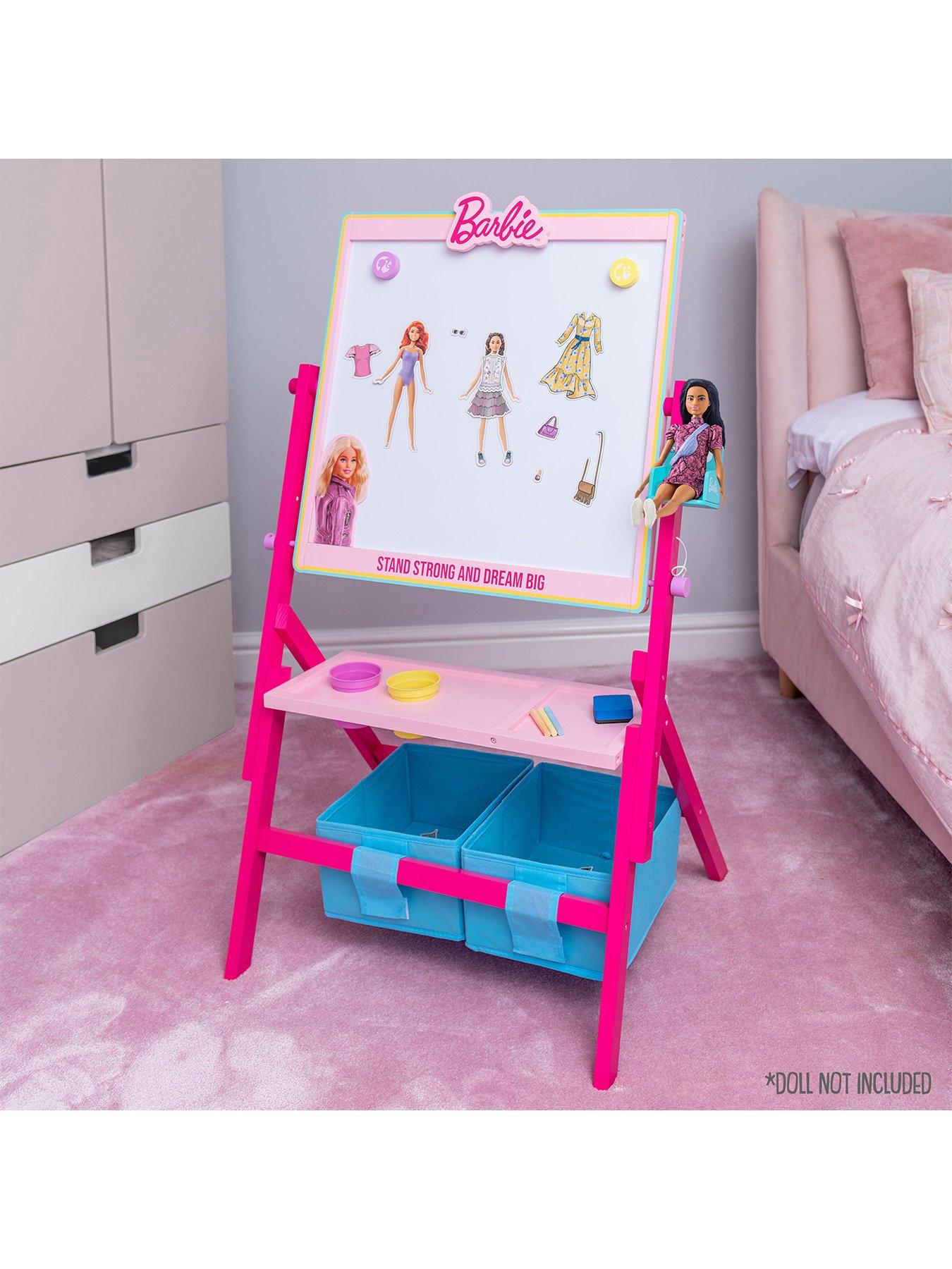 Barbie Wooden Rotating Floor Standing Easel very.co.uk