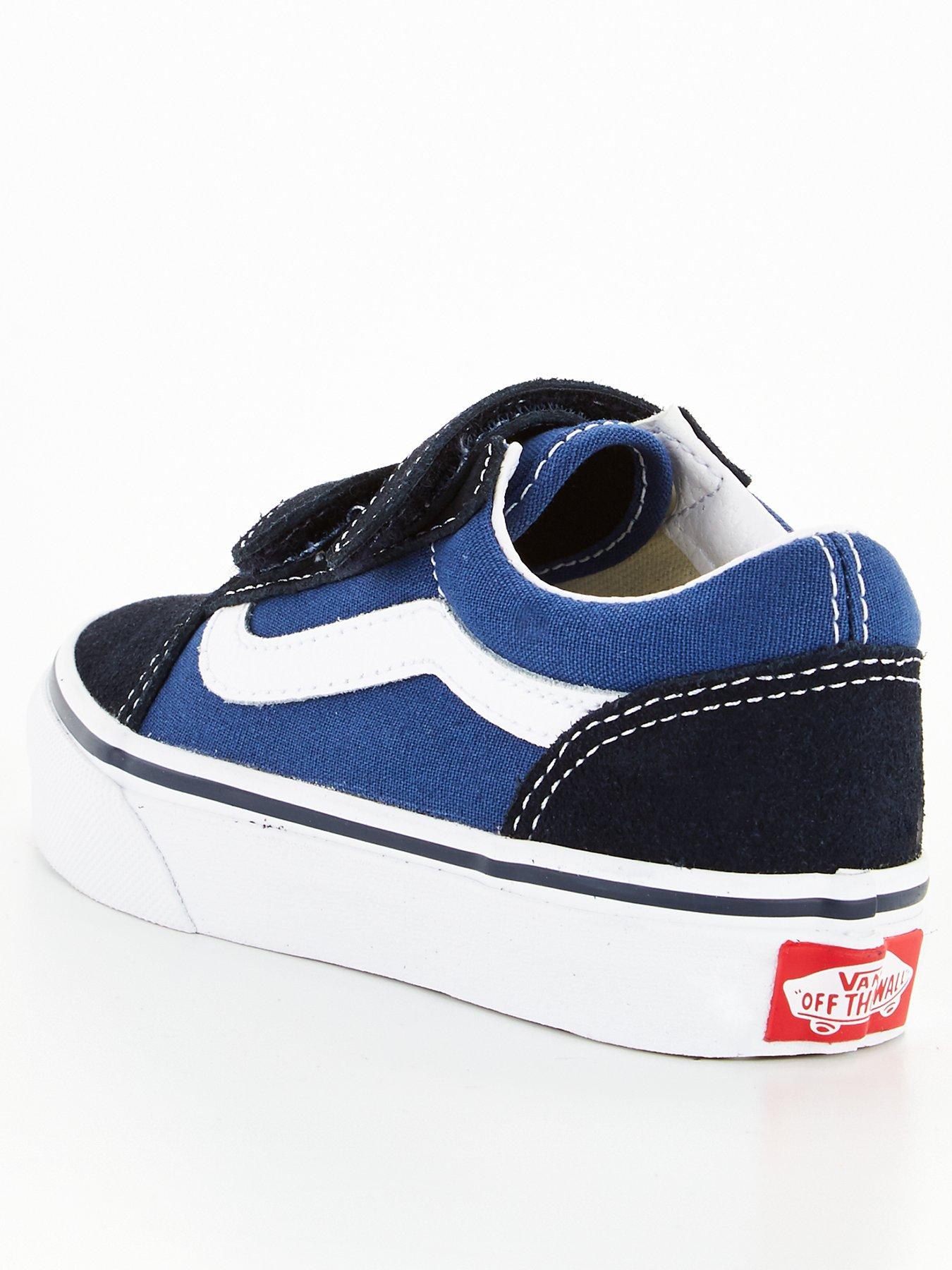 Navy clearance velcro vans