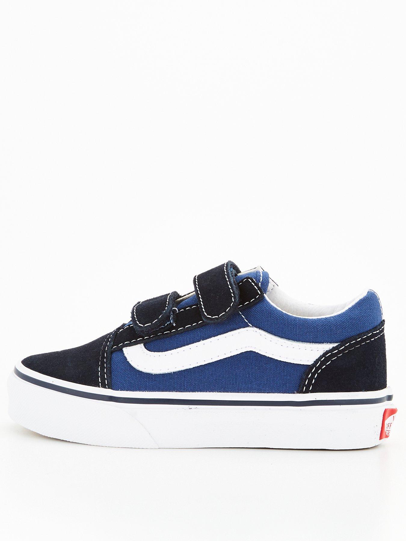 Image 3 of 6 of Vans Kids Unisex Old Skool Trainers - Navy/white