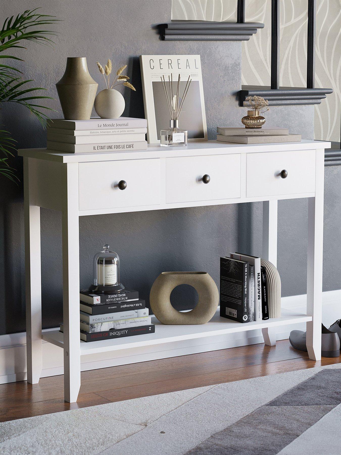 Vida Designs Windsor 3 Drawer Console Table