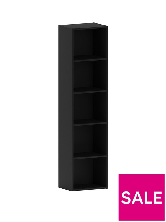 stillFront image of vida-designs-oxford-5-tier-cube-bookcase