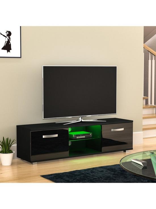 front image of vida-designs-cosmo-2-door-led-tv-unit-140cm