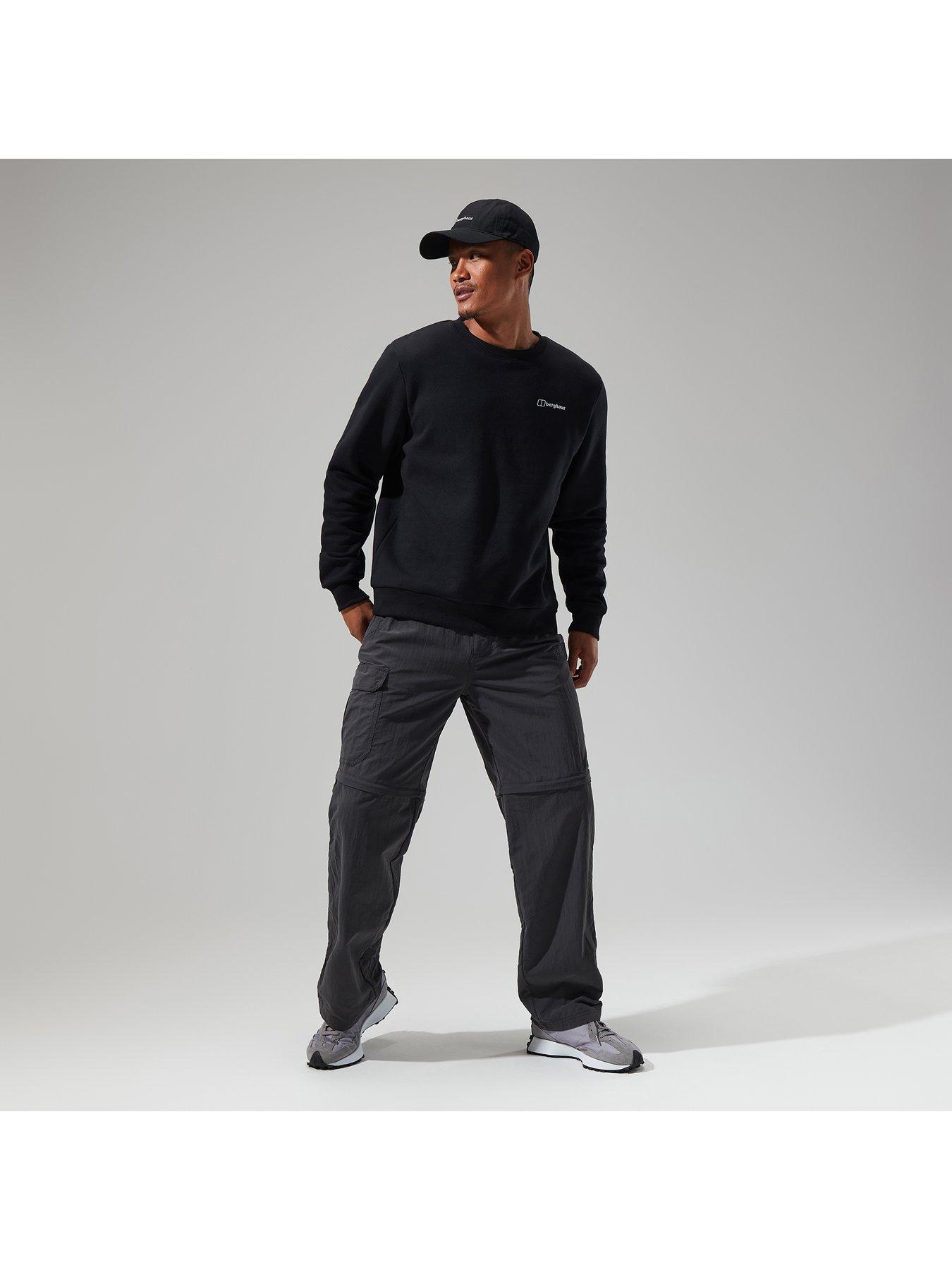 Image 3 of 4 of Berghaus Mens Logo Crew Sweatshirt- Black