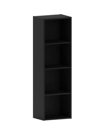 Black Bookcases Shelving Home, Franklin 5 Shelf Narrow Bookcase
