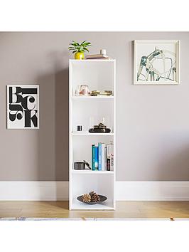 Product photograph of Vida Designs Oxford 4 Tier Cube Bookcase from very.co.uk