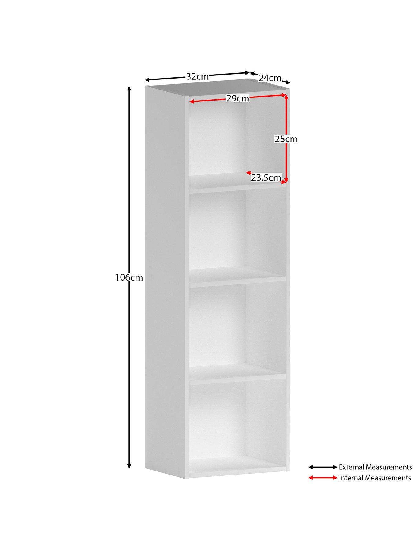 Image 6 of 6 of Vida Designs Oxford 4 Tier Cube Bookcase