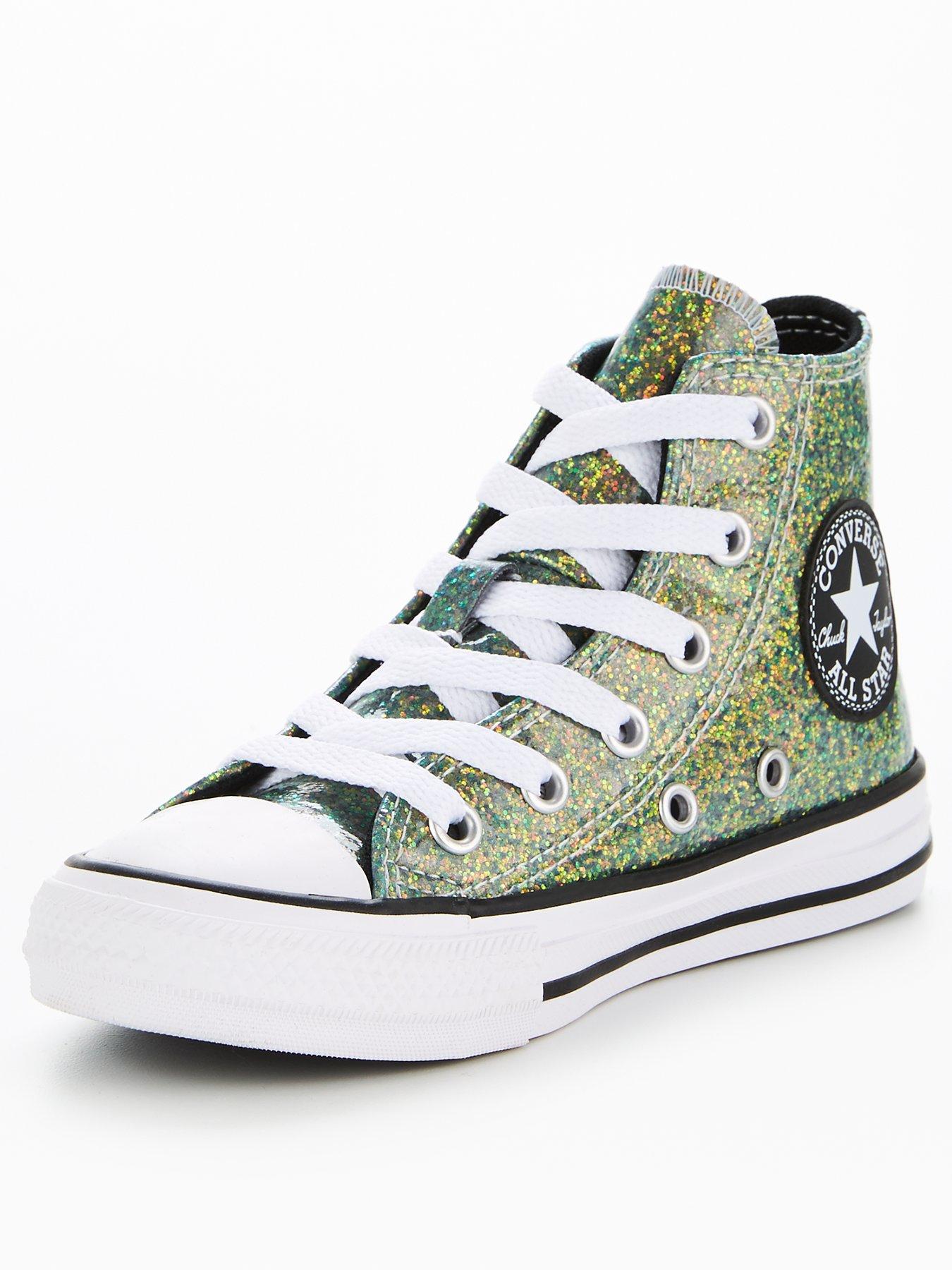 gold glitter plimsolls