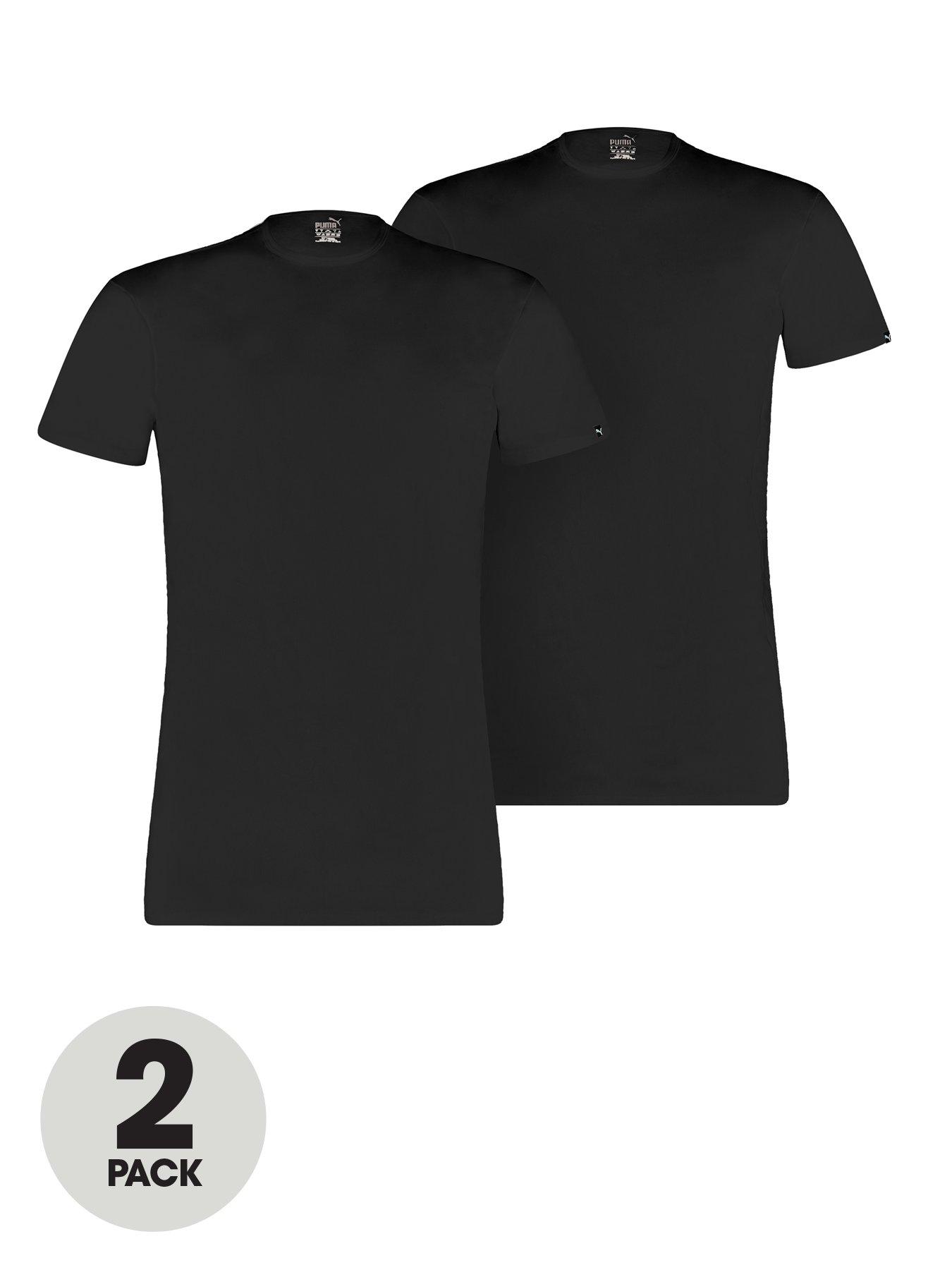 T-shirts & Polos 2 Pack of Basic Crew Tee - Black