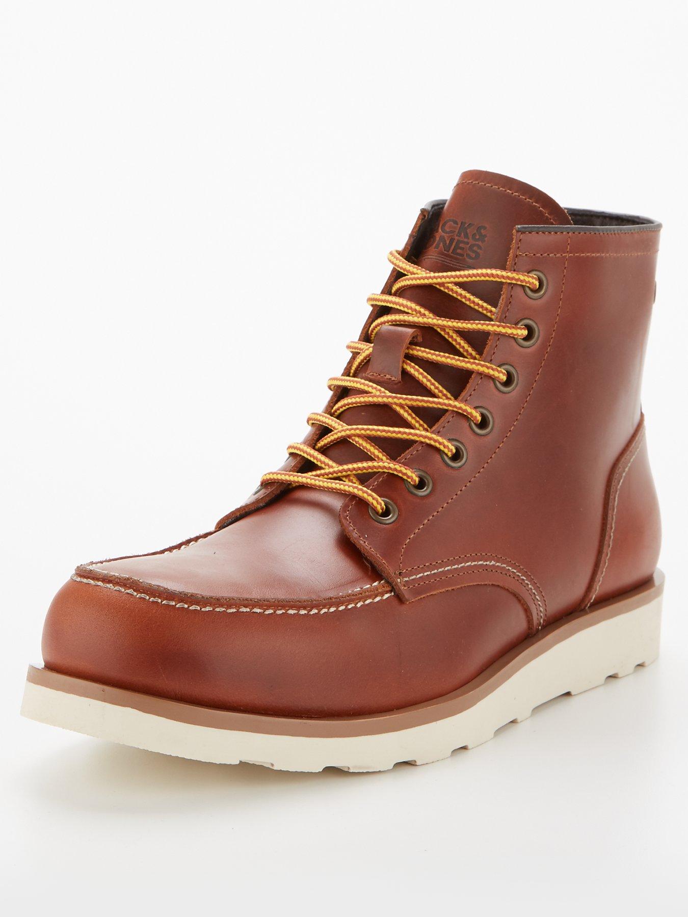 Men Darwin Leather Boot - Rust