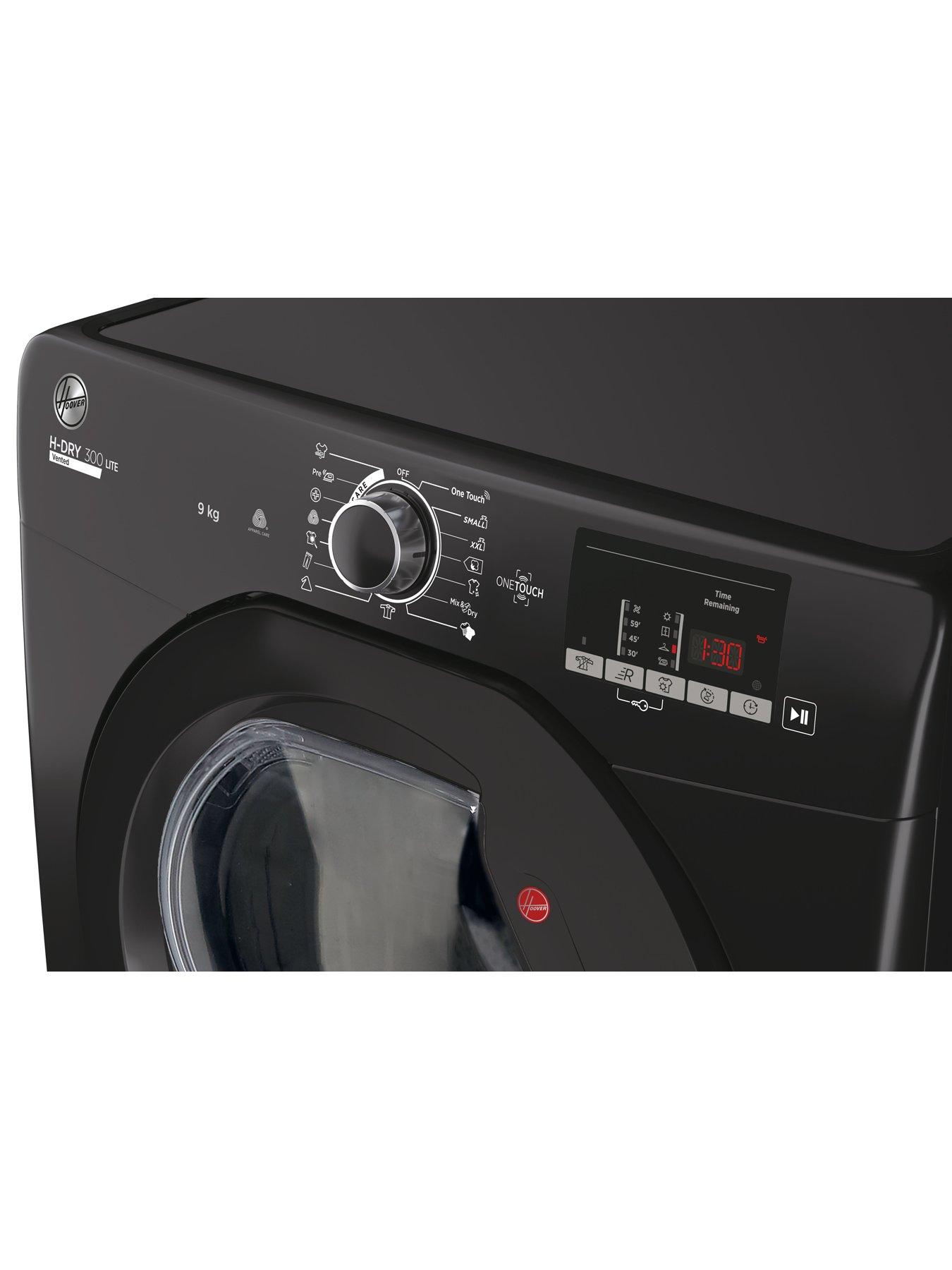 Image 4 of 7 of Hoover H-Dry 300 Lite HLE V9DGB 9kg Vented Tumble Dryer - Black