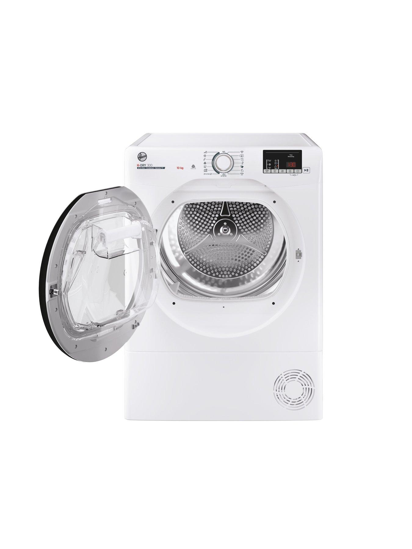 Image 2 of 7 of Hoover H-DRY 300 HLE C10DCE-80 10kg Condenser Tumble Dryer,&nbsp;with Wi-fi Connectivity - White