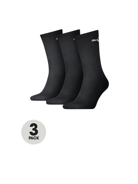 puma-3-pack-ofnbspsport-socks-black