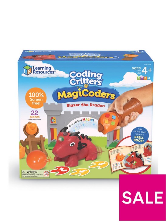 stillFront image of learning-resources-coding-critters-magicoders-blazer-the-dragon