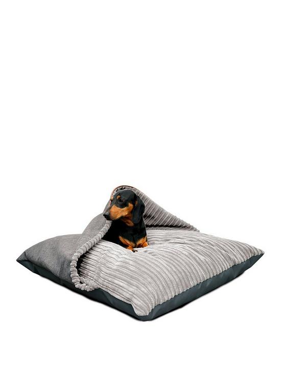 front image of burrower-dog-bed-medium
