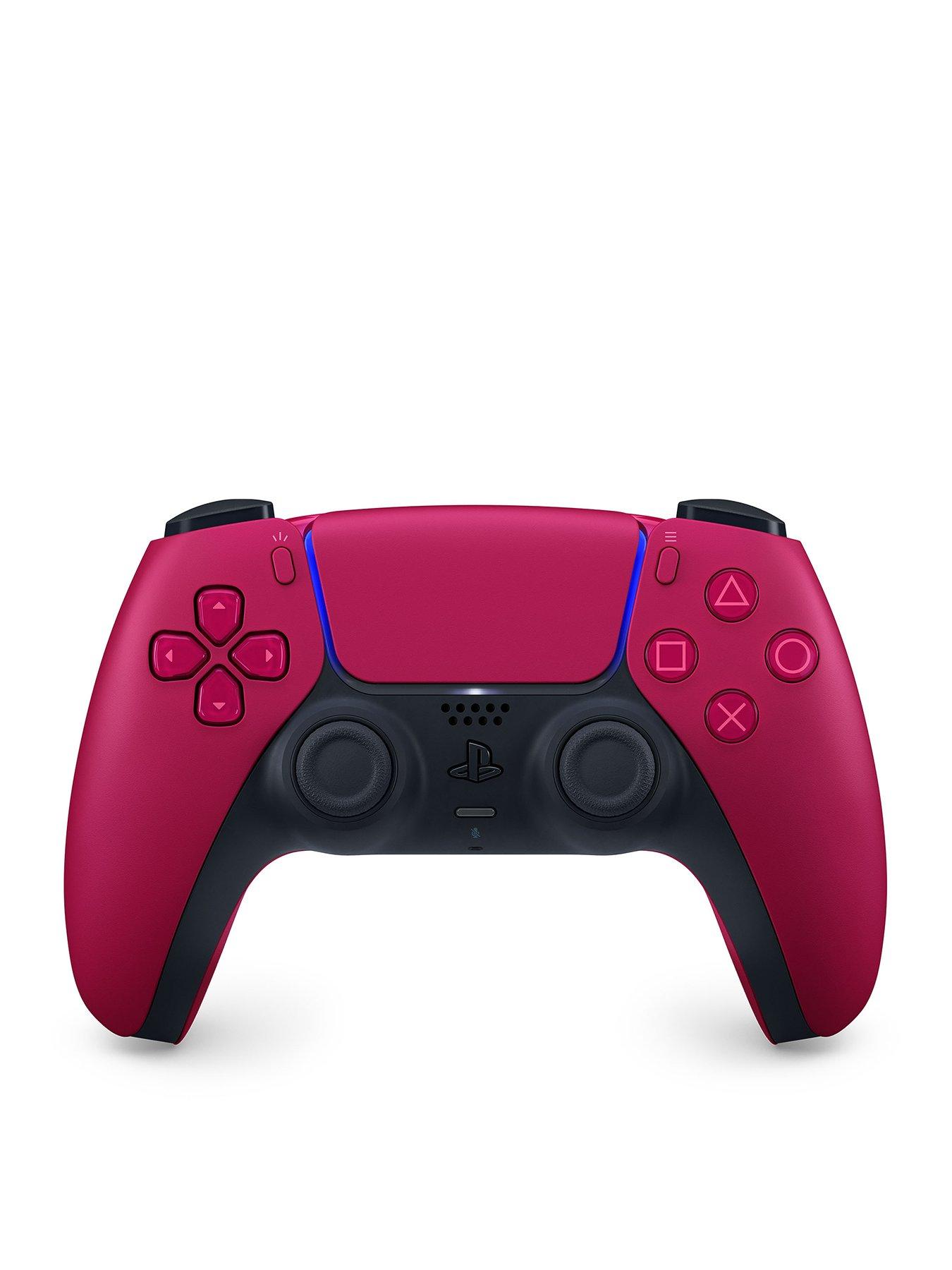 Image 1 of 7 of PlayStation 5 DualSense Wireless Controller - Cosmic Red