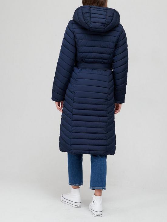 stillFront image of v-by-very-shower-resistant-coat-with-sorona-padding-navy