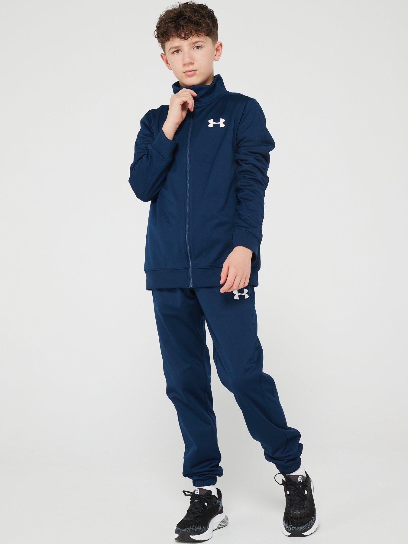 Under Armour, Armour Knit Track Suit Junior Boys, Poly Tracksuits