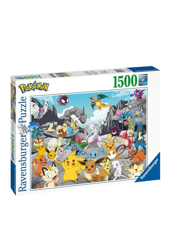 front image of ravensburger-pokemon-classics-1500pc-jigsaw-puzzle