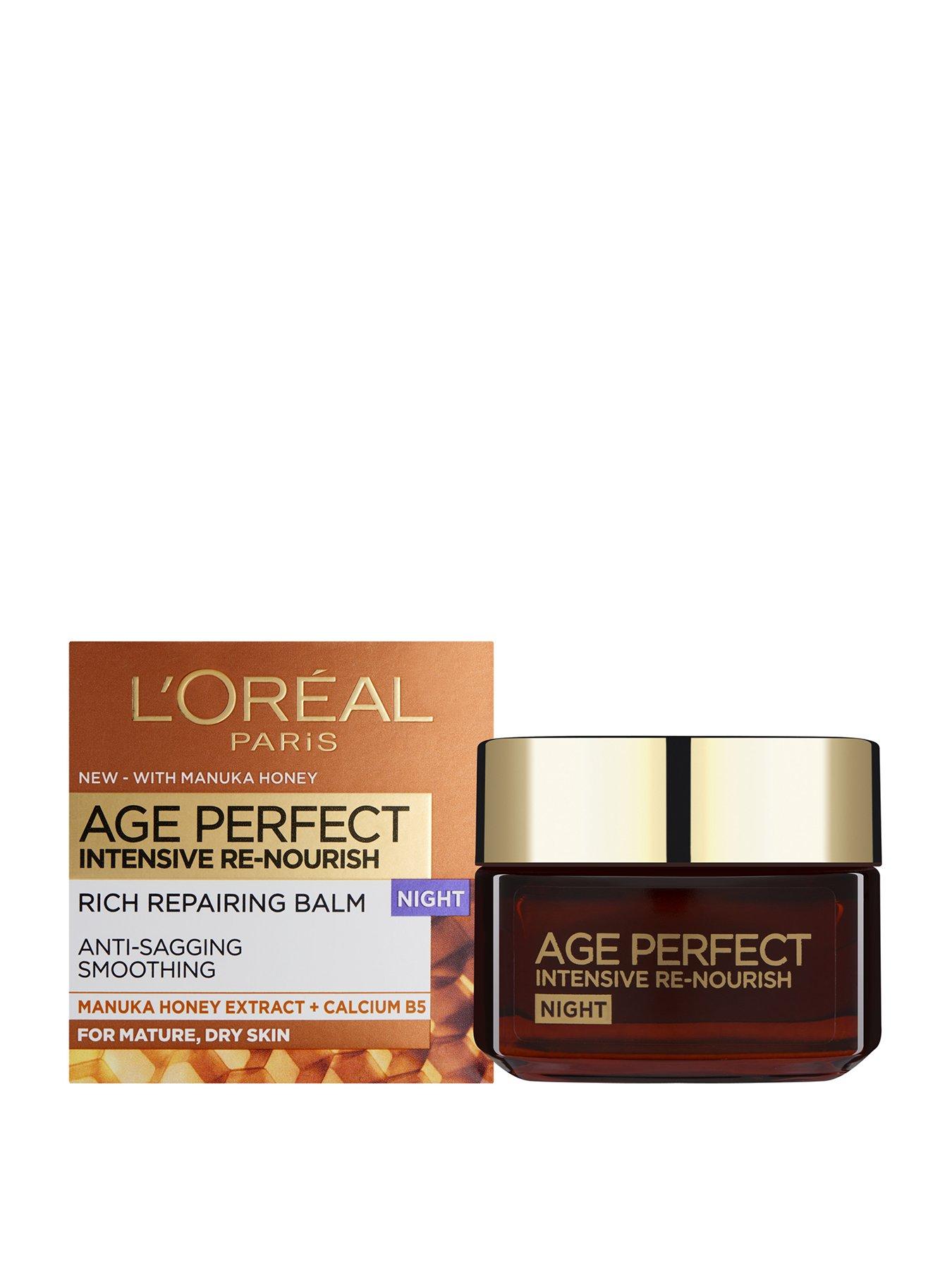 L'Oreal Paris Age Perfect Intensive Renourish Manuka Honey Night Cream for Dry Skin 50ml, One Colour, Women