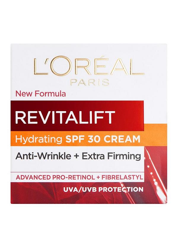 Image 1 of 5 of L'Oreal Paris Revitalift SPF Anti-Ageing + Firming Pro Retinol Day Cream SPF30 50ml