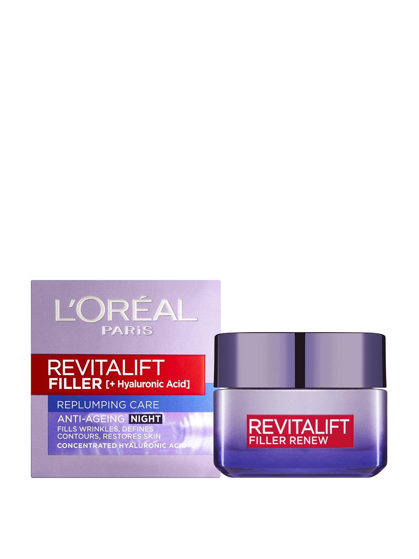 undefined Revitalift Filler + Hyaluronic Acid Anti Ageing Replumping Night Cream 50ml
