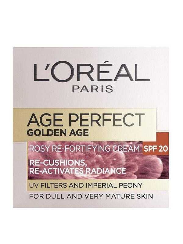 Image 1 of 5 of L'Oreal Paris Age Perfect Golden Age Day Cream SPF 20 for Mature Skin 50ml