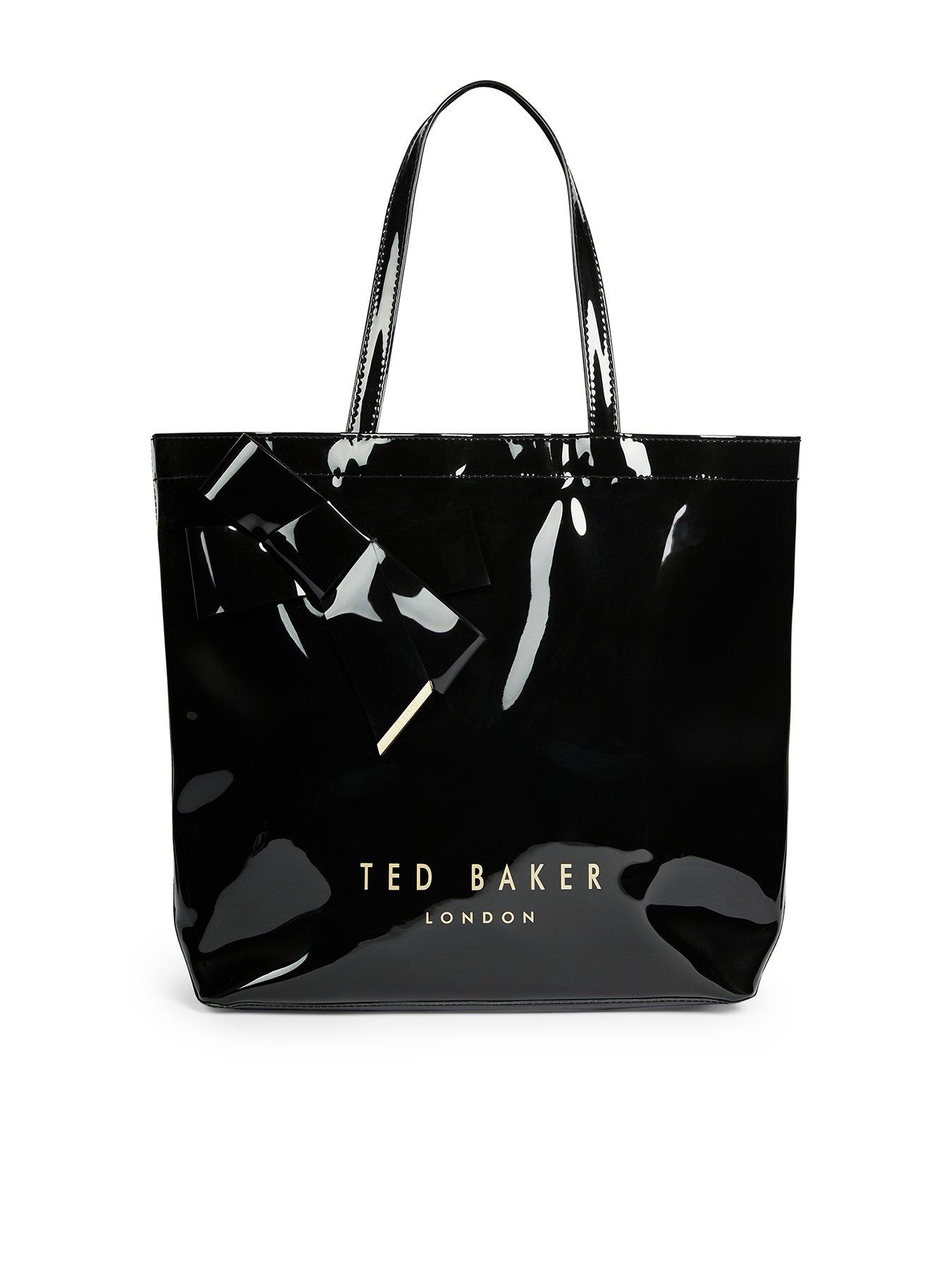 Ted Baker Nicon Knot Bow Large Icon Shopper - Black | very.co.uk