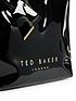  image of ted-baker-nicon-knot-bow-large-icon-shopper-black