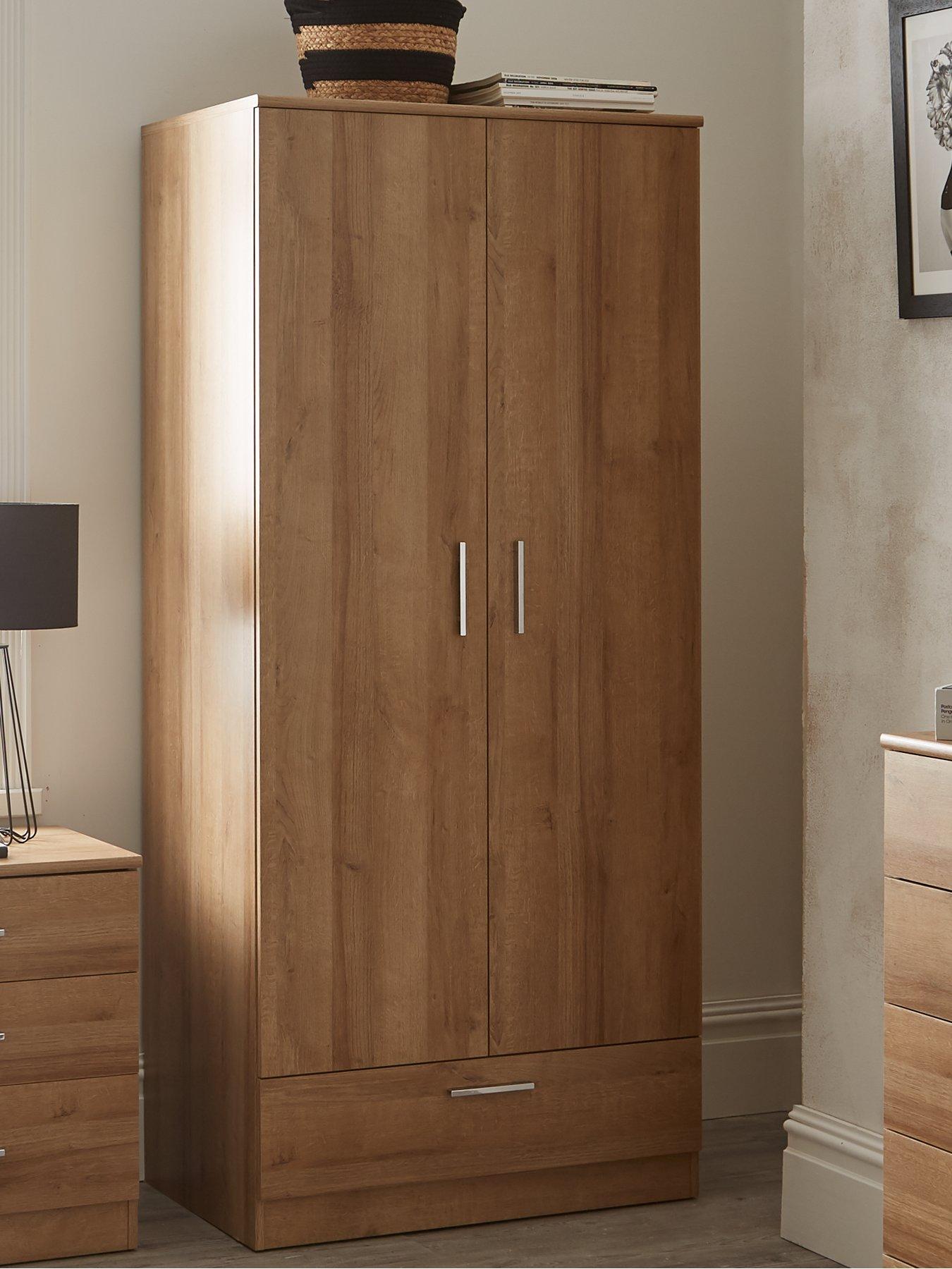 undefined Panama 2 Door, 1 Drawer Wardrobe - FSC® Certified