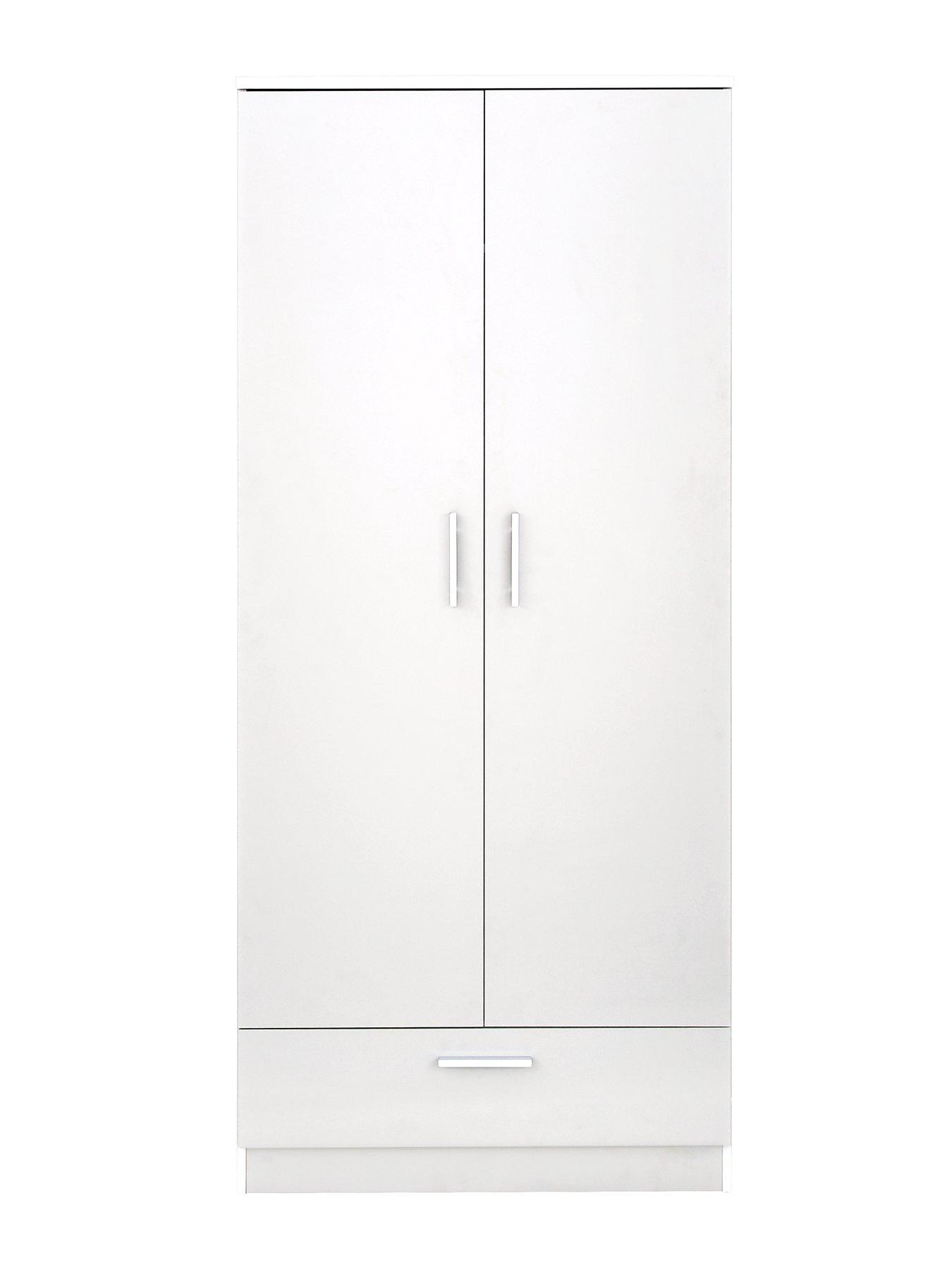 undefined Panama 2 Door, 1 Drawer Wardrobe - FSC® Certified