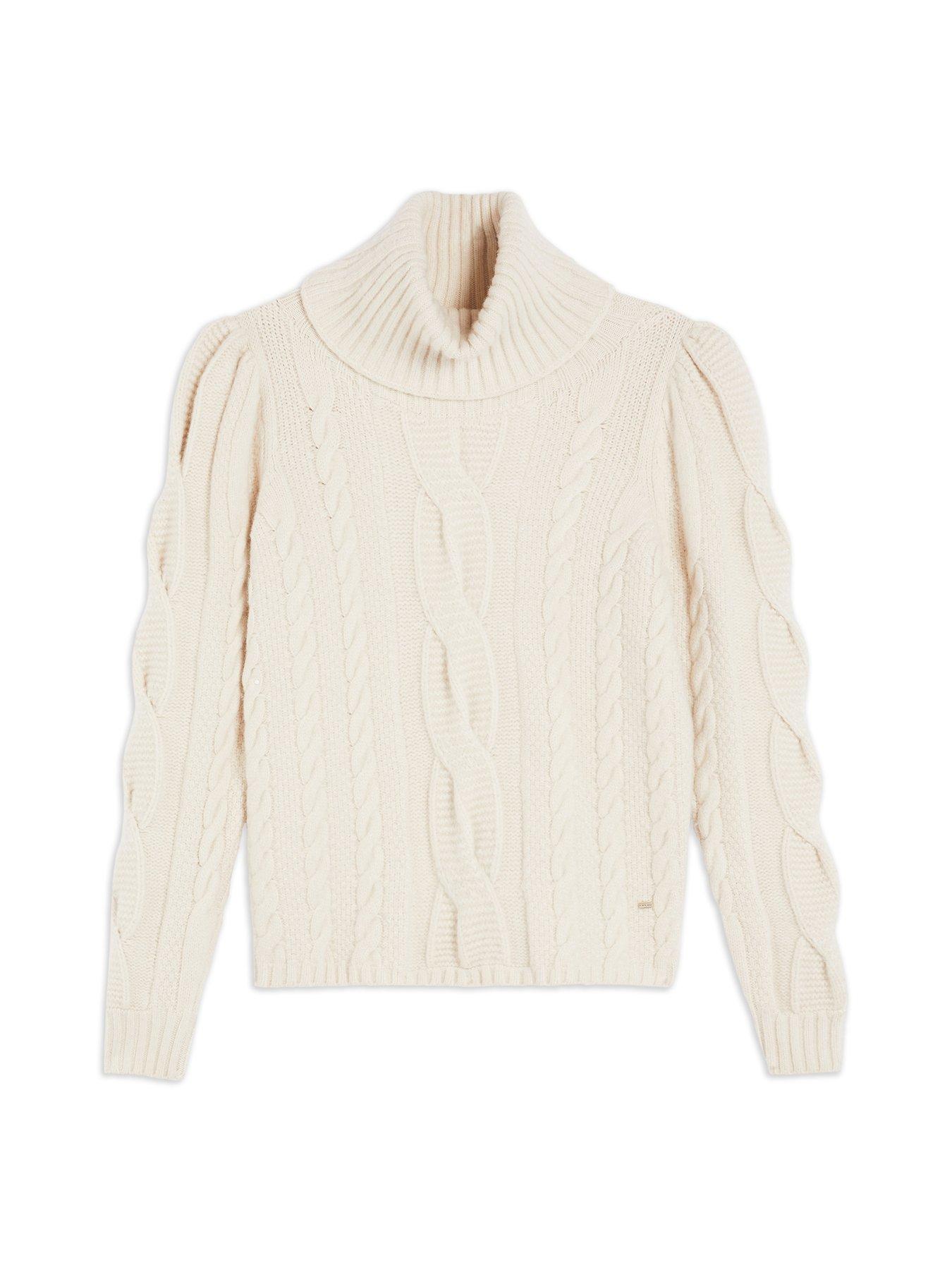  Ted Baker Vvera Extreme Sleeve Cable Sweater