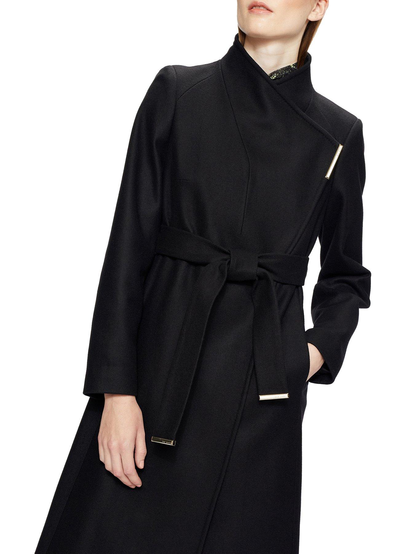 ted baker wool wrap coat