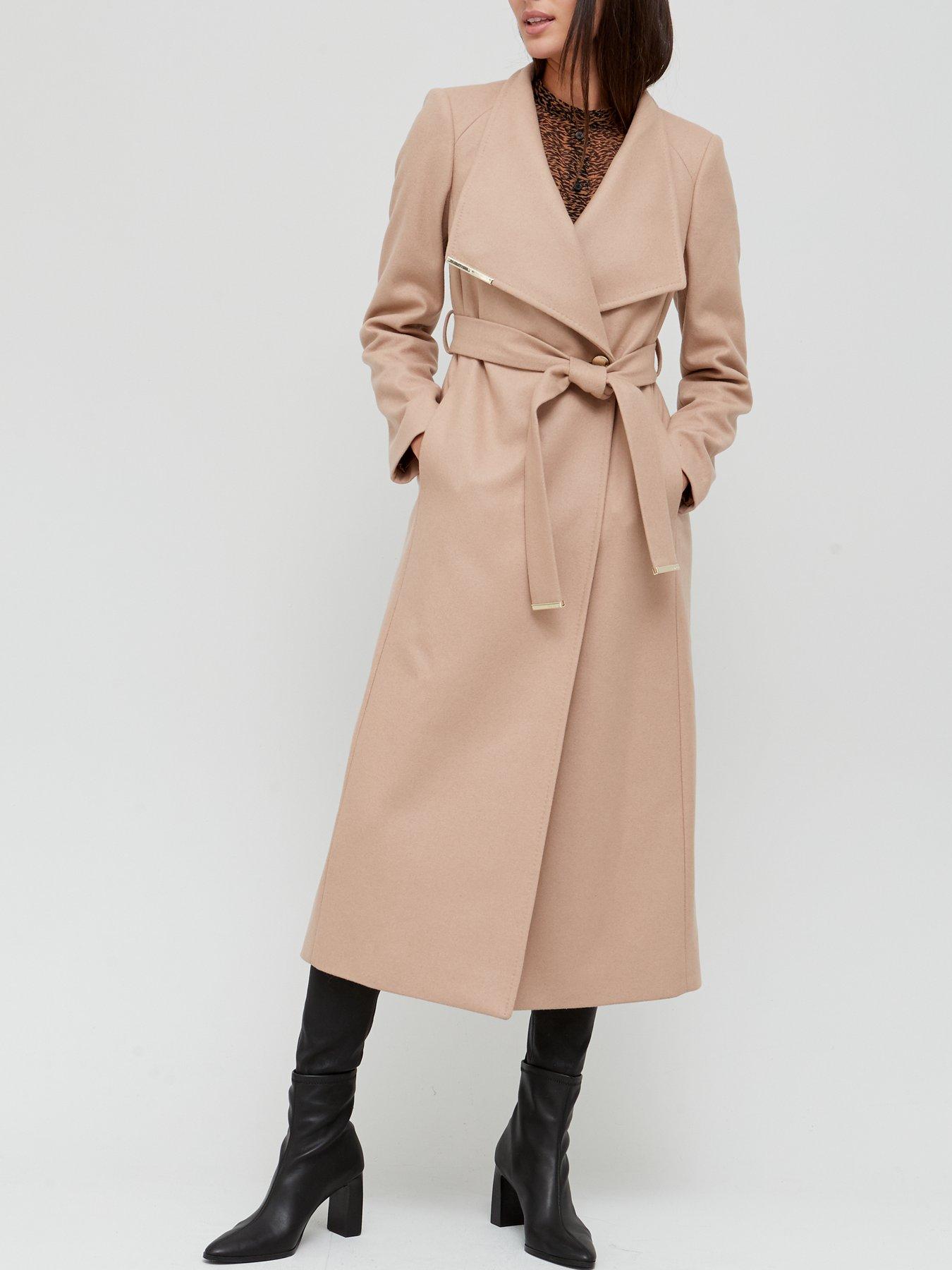 zara trf teddy coat