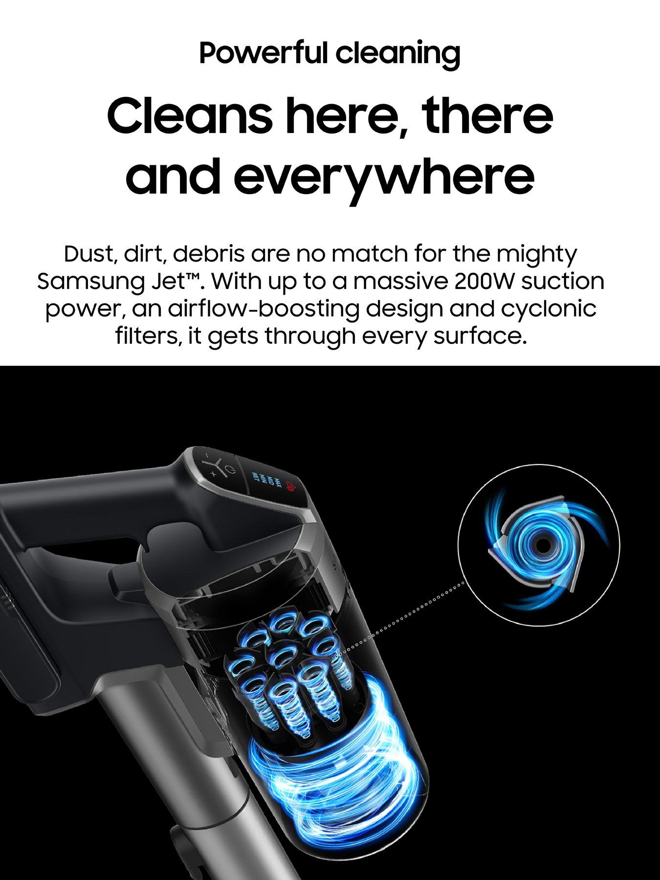 Samsung Jet™ 75 Pet VS20T7532T1/EU Cordless Stick Vacuum Cleaner - Max ...