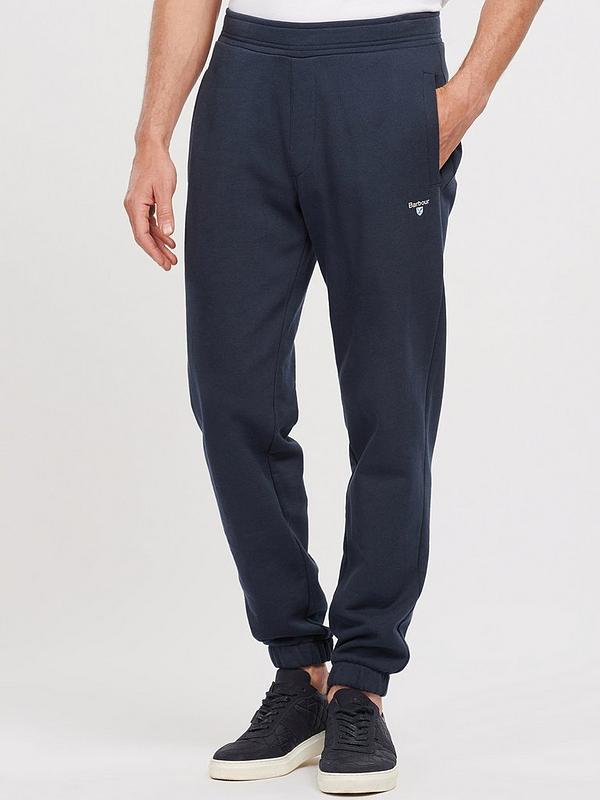 Barbour Essential Jersey Joggers - Navy | Very.co.uk