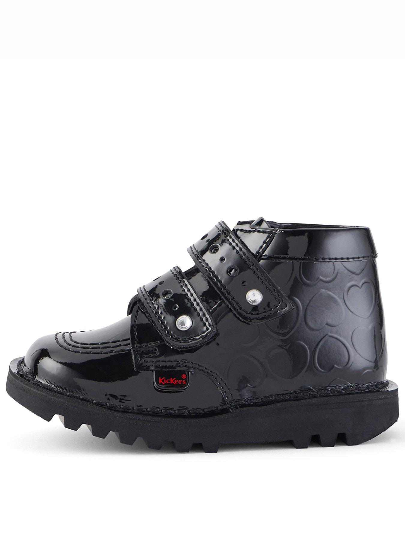 velcro kickers boots