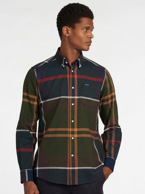 barbour-dunoon-tailored-shirt-green