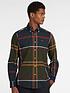  image of barbour-dunoon-tailored-shirt-green