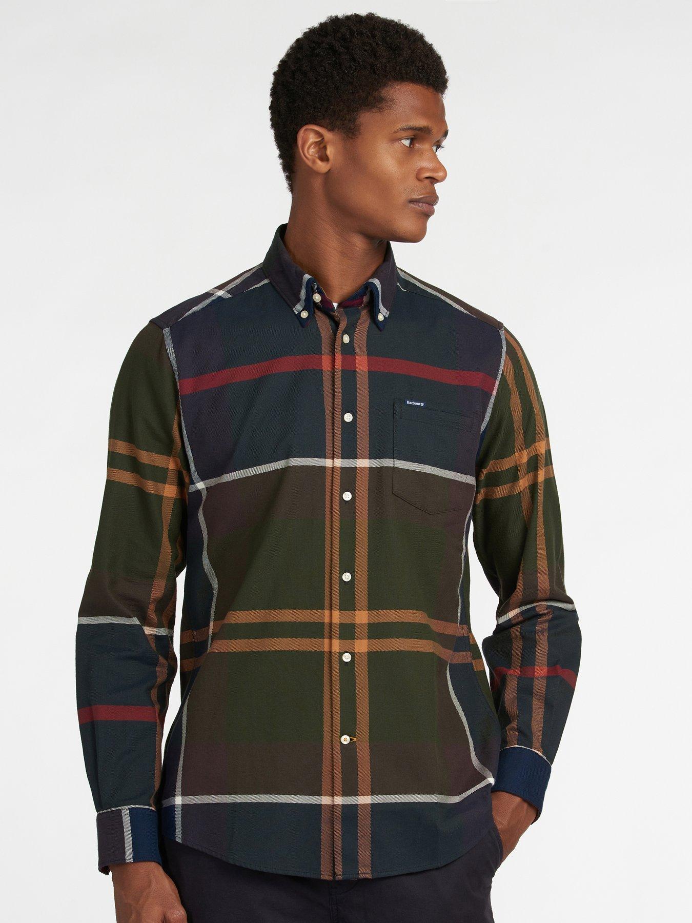 Barbour Dunoon Tailored Shirt Green Very