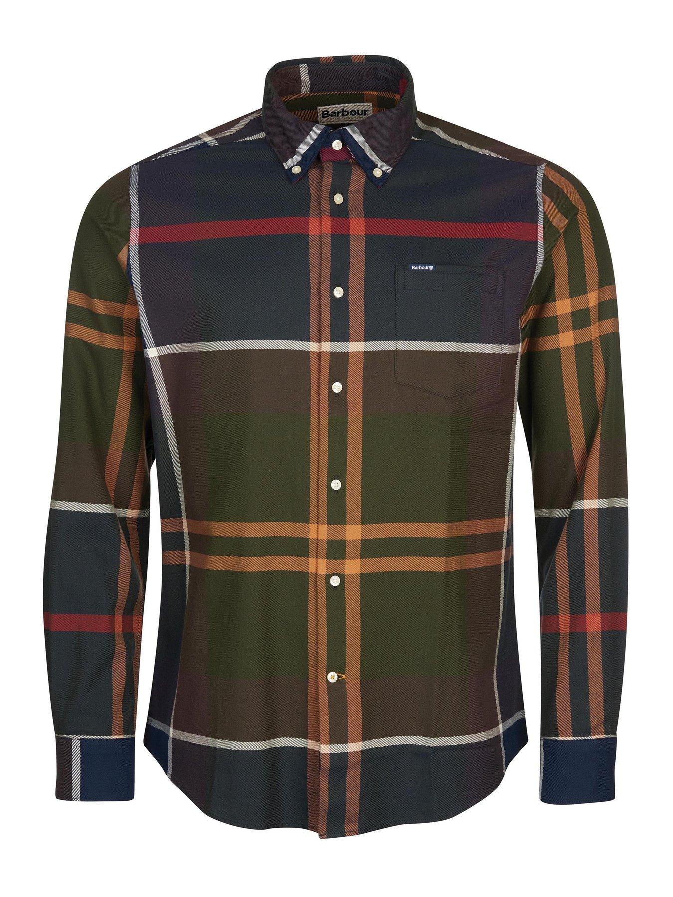 Image 4 of 4 of Barbour Dunoon Tailored Shirt - Green