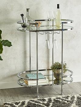 Product photograph of Very Home Aruba New Drinks Trolley from very.co.uk
