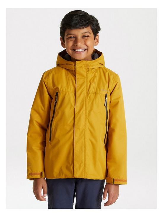 front image of craghoppers-kids-grayson-insulated-waterproof-jacket