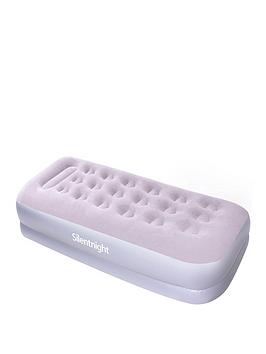 Silentnight Camping Collection Extra Deep Flocked Airbed With Electric Pump - Single